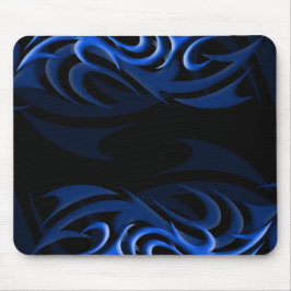 Azul no "fumo preto" Mousepad