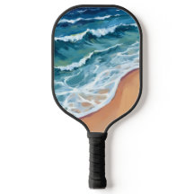 Azul-Oceano Ondas Aquarela