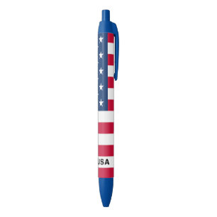 Azul Patriótico Americano Caneta de Sinalizador EUA