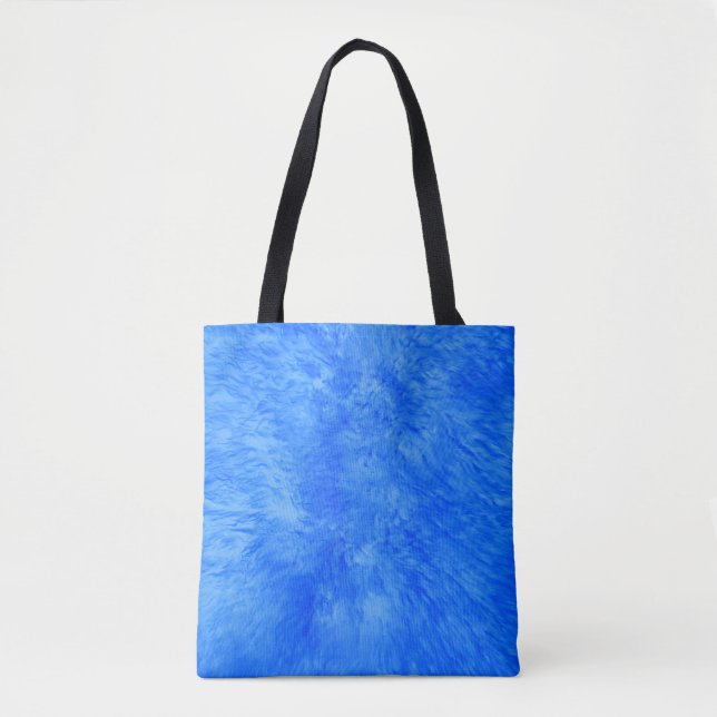 Azul Peles Francesas Tote Bag (Frente)