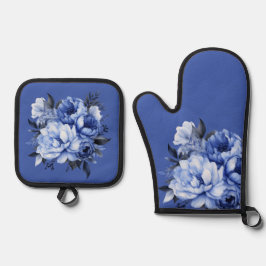 Azul Peonies Floral Elegante