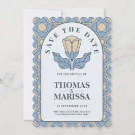 Azul Poeirento Arte Nova Salve o Dia Código QR