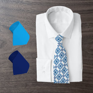 Azul Puro – combina com Gravata de Arte Folclórica