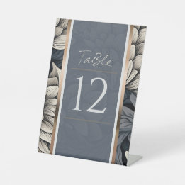 Azul Real e Branco de Champanhe