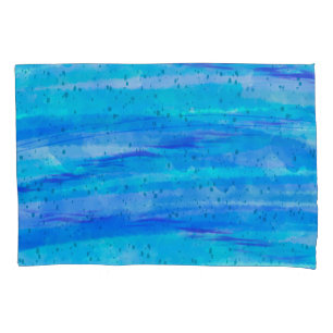 Azul, Roxo, Teal, Abstrato Aqua Onda Costeira