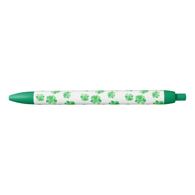 Azul Shamrock's Green White Caneta (Frente)