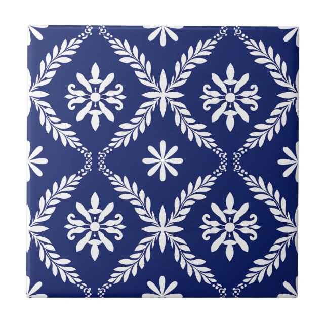 Azul Simples Moderno Geométrico Elegante Abstrato (Frente)