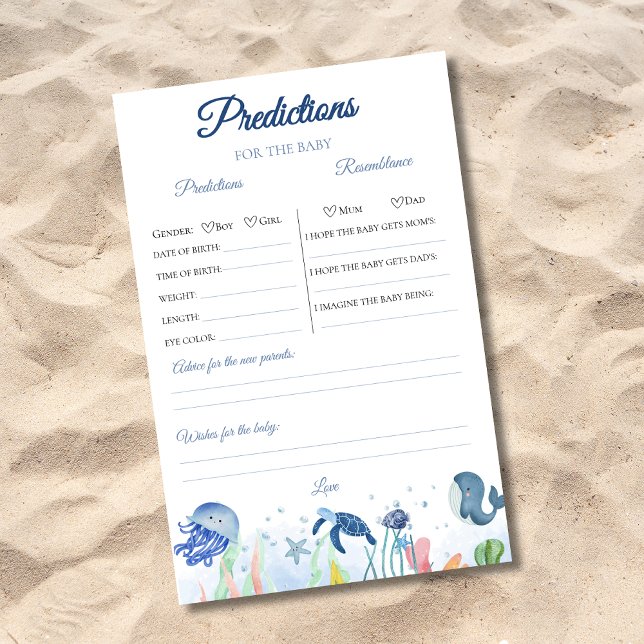 Azul sob o jogo das previsões do chá de fraldas do (Criador carregado)