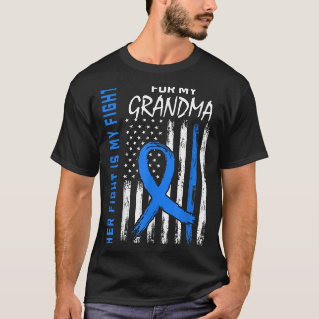 Azul, Sua Luta É Minha Camisa De Consciência Da Di (Frente)