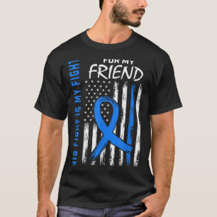 Azul Sua Luta É Minha Camisa De Consciência Da Dia