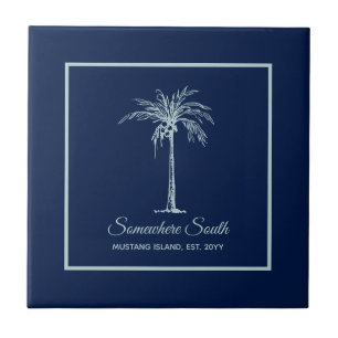 Azul Tropical Claro Personalizado Palmeiras