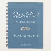 Azul Verde e Branco - Planejador de Casamento