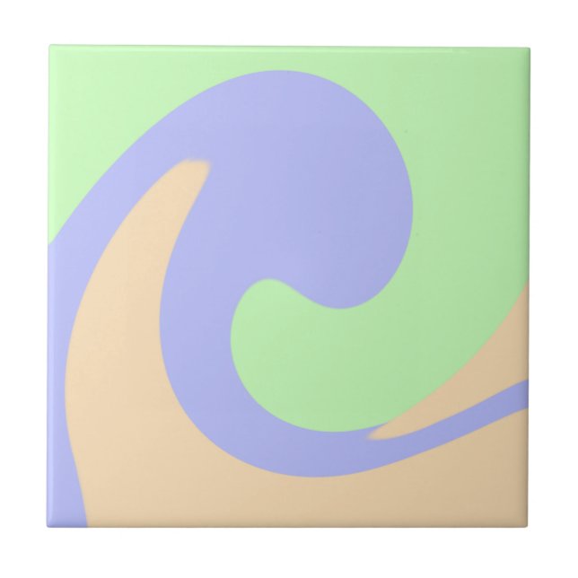 Azul verde mármore fluido boho negrito (Frente)