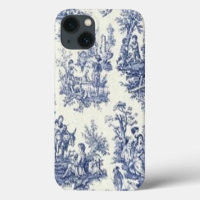 Azul, Vintage Toile