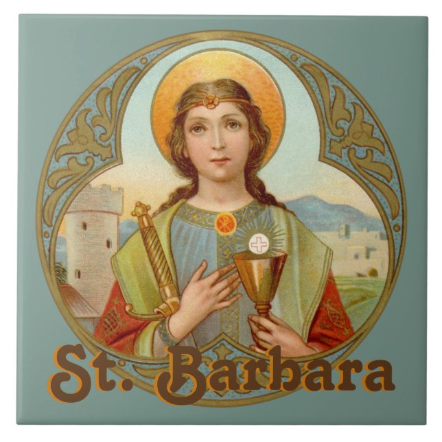 Azulejo 1 de Sta. Bárbara (BK 001) (Frente)