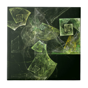 Azulejo Abstrato de arte de equilíbrio torcido