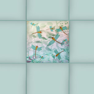 Azulejo Abstrato Dragonfly