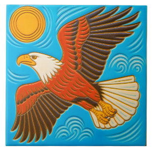 Azulejo Águia Americana