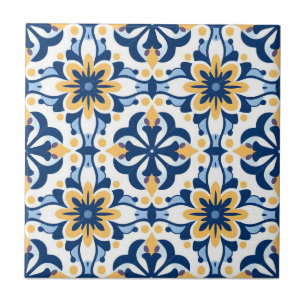 Azulejo - Amarelo Azul Branco