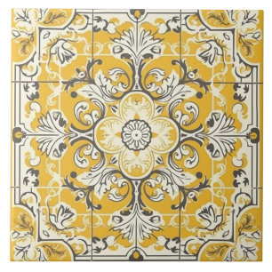 Azulejo Amarelo Sem Costura