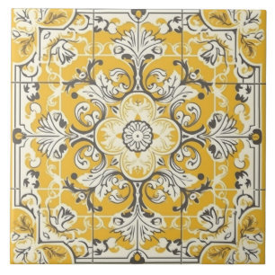 Azulejo Amarelo Sem Costura