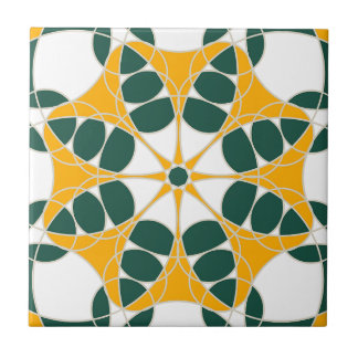 Azulejo Amarillo y Verde