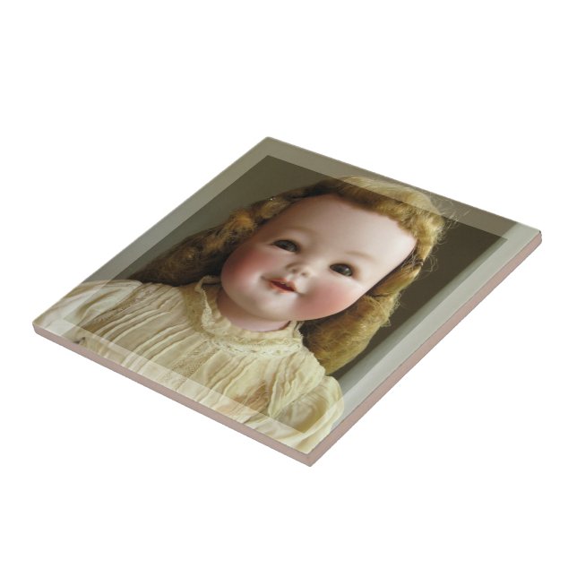 Azulejo antigo ou Trivet da boneca de Orsini (Lateral)