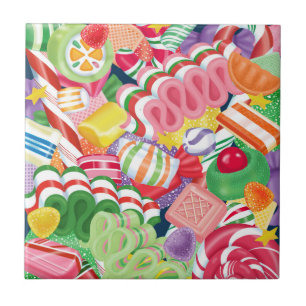 Azulejo antiquado dos doces do Natal