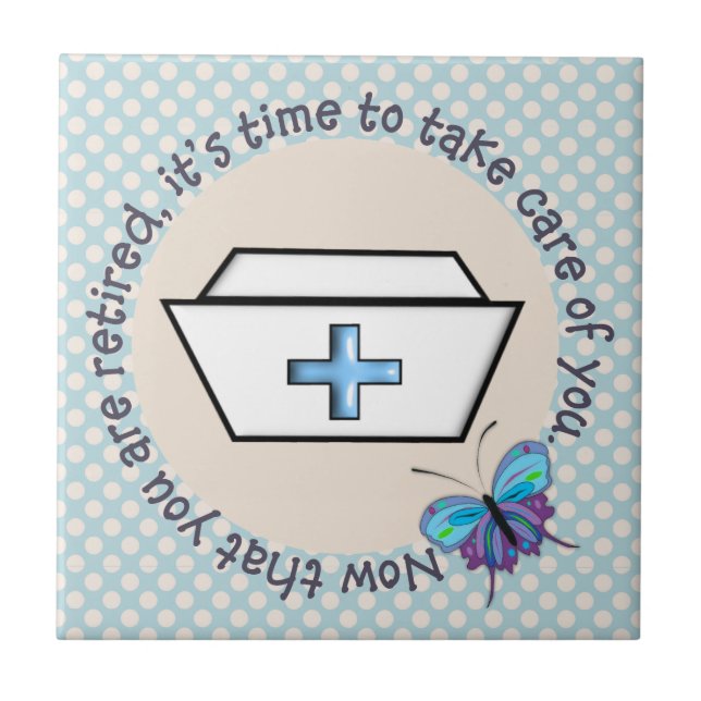 Azulejo aposentado da enfermeira (Frente)