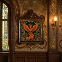 AZULEJO ART DÉCO FÊNIX FOGOSA  