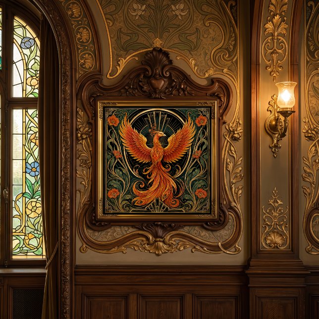 AZULEJO ART DÉCO FÊNIX FOGOSA   (Criador carregado)