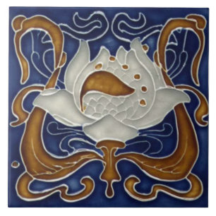 Azulejo art nouveau estilo lareira decorativa