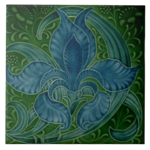 Azulejo art nouveau estilo lareira decorativa