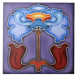 Azulejo art nouveau estilo lareira decorativa