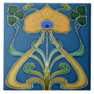 Azulejo art nouveau estilo lareira decorativa
