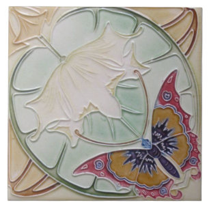 Azulejo art nouveau estilo lareira decorativa