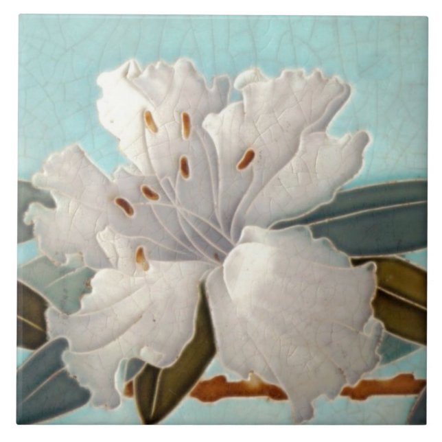 Azulejo art nouveau estilo lareira decorativa (Frente)