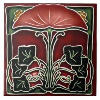 Azulejo art nouveau estilo lareira decorativa