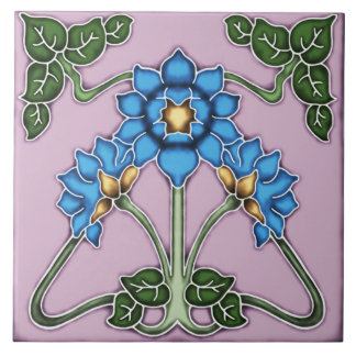 Azulejo art nouveau estilo lareira decorativa