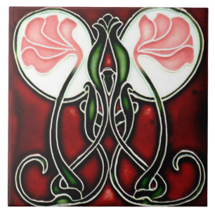 Azulejo art nouveau estilo lareira decorativa