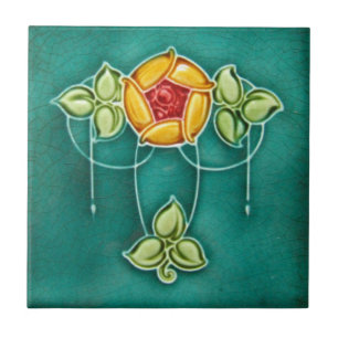 Azulejo - Arte Nova Floral Vintage