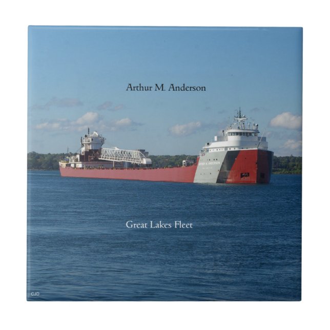 Azulejo Arthur M. Anderson (Frente)