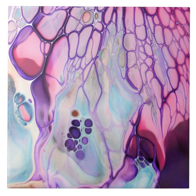 Azulejo - Asas de Borboleta Abstrato 2 (Frente)