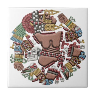 Azulejo asteca de Coyolxauhqui