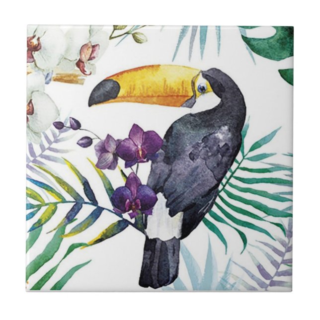 Azulejo - Ave Tropical (Frente)