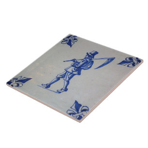 Azulejo azul de Delft - modelo