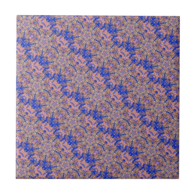 azulejo azul-diagonal torrado (Frente)