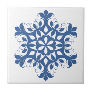 Azulejo Azul Floco de Neve