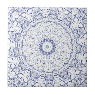 Azulejo azul francês