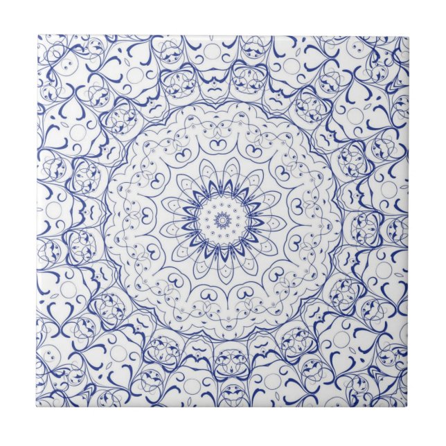 Azulejo azul francês (Frente)